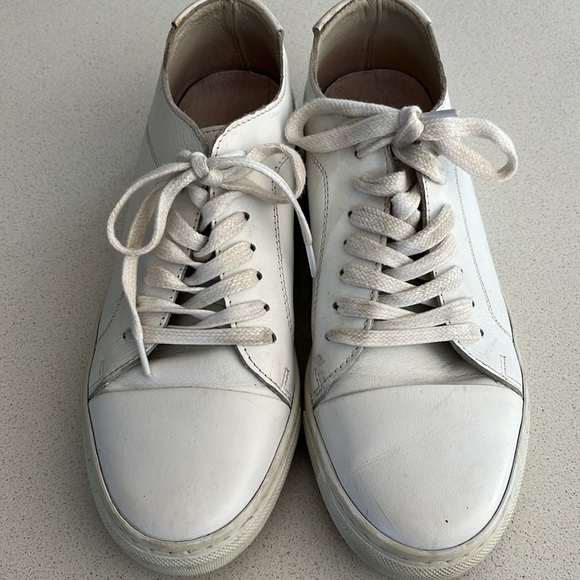 Garment Project white leather sneakers - Picture 2 of 10